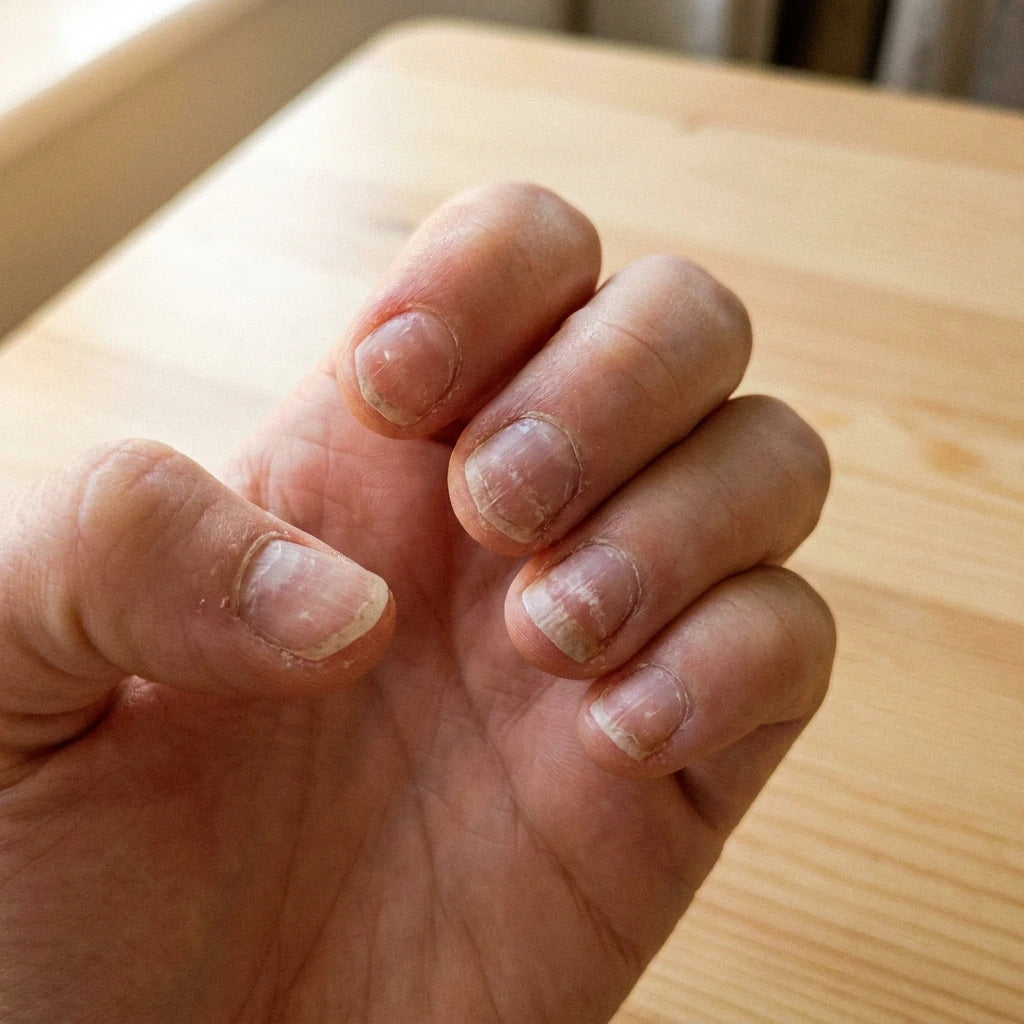Nails after removing acrylics